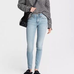 Rag & Bone Cate Mid Rise Skinny Lou Size 28